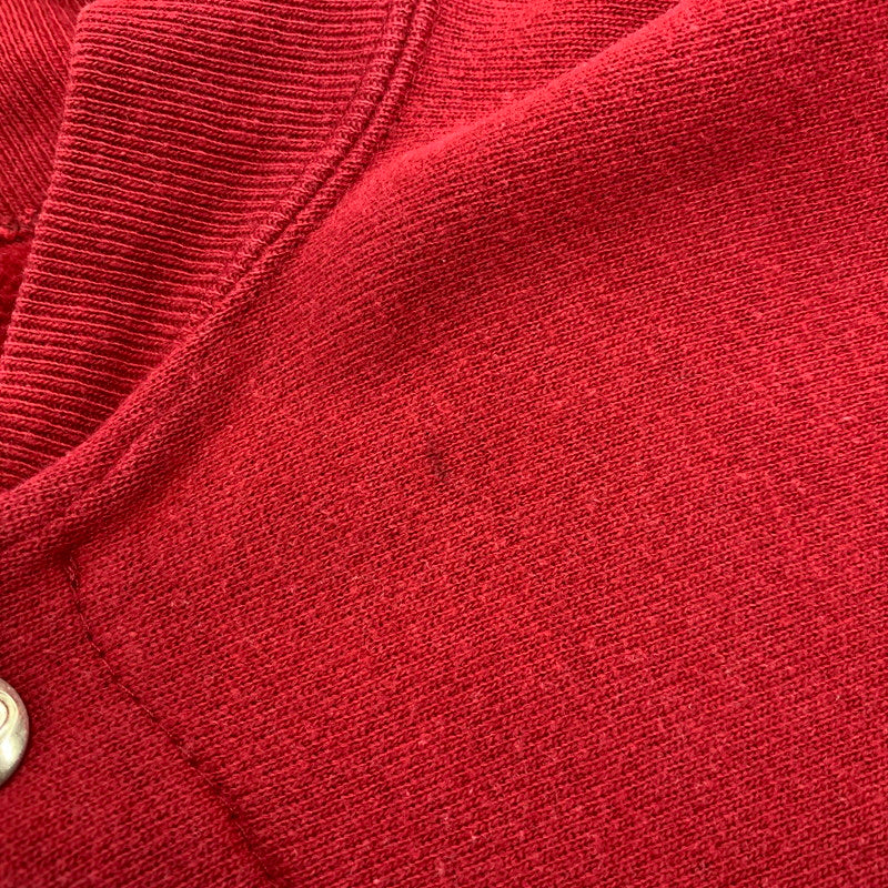 【中古品】【メンズ】 CHAMPION チャンピオン USA製 90’S REVERSE WEAVE SNAP BUTTON CARDIGAN リバース ウィーブ スナップ ボタン カーディガン トップス 長袖 146-261013-cs-05-izu サイズ：L カラー：レッド 万代Net店