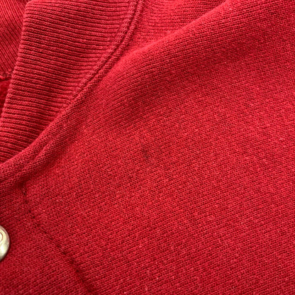 【中古品】【メンズ】 CHAMPION チャンピオン USA製 90’S REVERSE WEAVE SNAP BUTTON CARDIGAN リバース ウィーブ スナップ ボタン カーディガン トップス 長袖 146-261013-cs-05-izu サイズ：L カラー：レッド 万代Net店