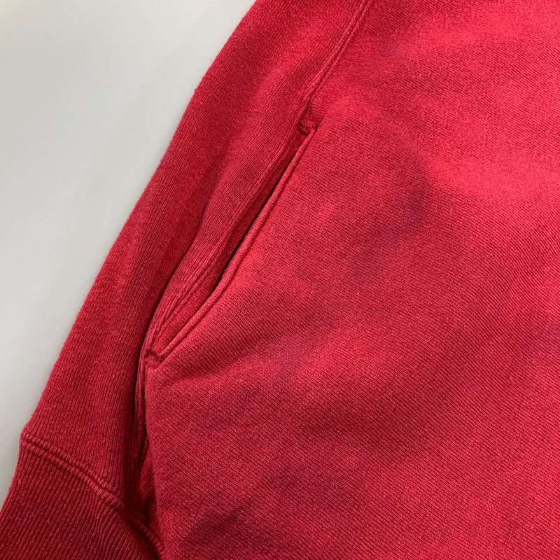 【中古品】【メンズ】 CHAMPION チャンピオン USA製 90’S REVERSE WEAVE SNAP BUTTON CARDIGAN リバース ウィーブ スナップ ボタン カーディガン トップス 長袖 146-261013-cs-05-izu サイズ：L カラー：レッド 万代Net店