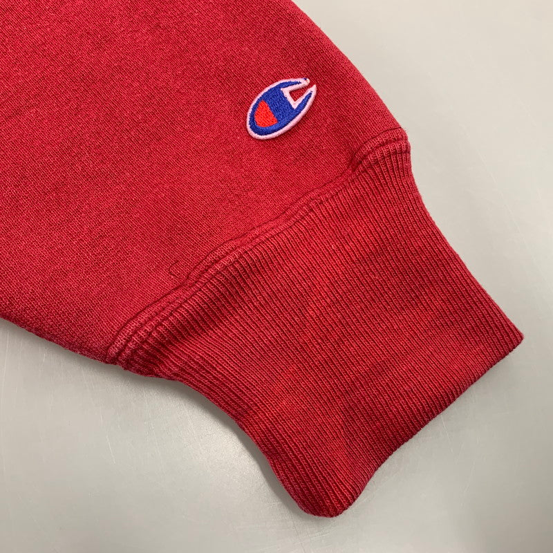 【中古品】【メンズ】 CHAMPION チャンピオン USA製 90’S REVERSE WEAVE SNAP BUTTON CARDIGAN リバース ウィーブ スナップ ボタン カーディガン トップス 長袖 146-261013-cs-05-izu サイズ：L カラー：レッド 万代Net店