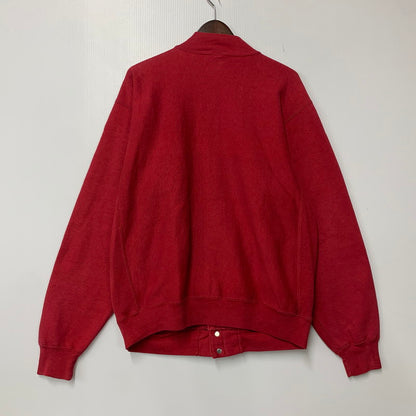 【中古品】【メンズ】 CHAMPION チャンピオン USA製 90’S REVERSE WEAVE SNAP BUTTON CARDIGAN リバース ウィーブ スナップ ボタン カーディガン トップス 長袖 146-261013-cs-05-izu サイズ：L カラー：レッド 万代Net店