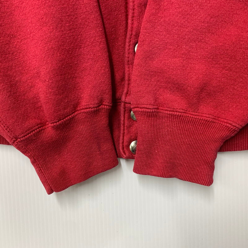 【中古品】【メンズ】 CHAMPION チャンピオン USA製 90’S REVERSE WEAVE SNAP BUTTON CARDIGAN リバース ウィーブ スナップ ボタン カーディガン トップス 長袖 146-261013-cs-05-izu サイズ：L カラー：レッド 万代Net店