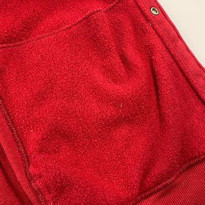 【中古品】【メンズ】 CHAMPION チャンピオン USA製 90’S REVERSE WEAVE SNAP BUTTON CARDIGAN リバース ウィーブ スナップ ボタン カーディガン トップス 長袖 146-261013-cs-05-izu サイズ：L カラー：レッド 万代Net店