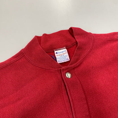【中古品】【メンズ】 CHAMPION チャンピオン USA製 90’S REVERSE WEAVE SNAP BUTTON CARDIGAN リバース ウィーブ スナップ ボタン カーディガン トップス 長袖 146-261013-cs-05-izu サイズ：L カラー：レッド 万代Net店