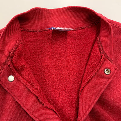 【中古品】【メンズ】 CHAMPION チャンピオン USA製 90’S REVERSE WEAVE SNAP BUTTON CARDIGAN リバース ウィーブ スナップ ボタン カーディガン トップス 長袖 146-261013-cs-05-izu サイズ：L カラー：レッド 万代Net店