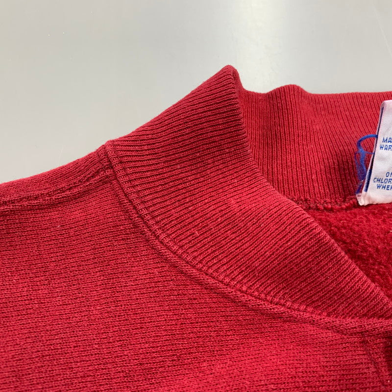 【中古品】【メンズ】 CHAMPION チャンピオン USA製 90’S REVERSE WEAVE SNAP BUTTON CARDIGAN リバース ウィーブ スナップ ボタン カーディガン トップス 長袖 146-261013-cs-05-izu サイズ：L カラー：レッド 万代Net店