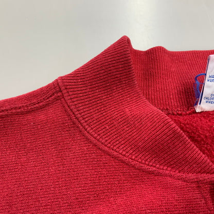 【中古品】【メンズ】 CHAMPION チャンピオン USA製 90’S REVERSE WEAVE SNAP BUTTON CARDIGAN リバース ウィーブ スナップ ボタン カーディガン トップス 長袖 146-261013-cs-05-izu サイズ：L カラー：レッド 万代Net店