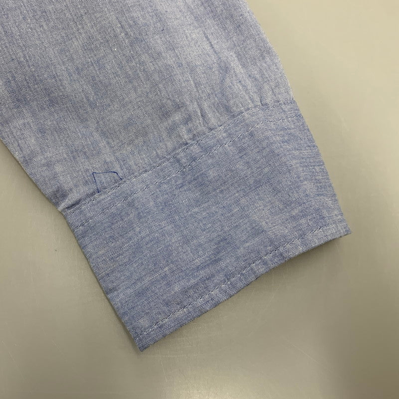 【中古品】【メンズ】 NEIGHBORHOOD ネイバーフッド×FRAGMENT フラグメント 2 POCKET LS SHIRT ポケット ロングスリーブ シャツ トップス 長袖 142-261013-cs-02-izu サイズ：L カラー：ライトブルー 万代Net店