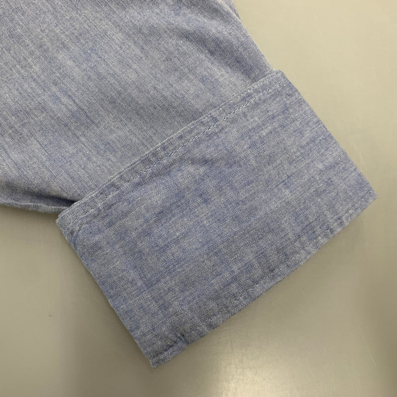 【中古品】【メンズ】 NEIGHBORHOOD ネイバーフッド×FRAGMENT フラグメント 2 POCKET LS SHIRT ポケット ロングスリーブ シャツ トップス 長袖 142-261013-cs-02-izu サイズ：L カラー：ライトブルー 万代Net店