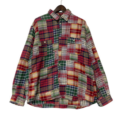【中古品】【メンズ】 RESONATE GOOD ENOUGH リゾネイト グッドイナフ RS-0535 00’S FLANNEL CHECK SHIRT フランネル チェック シャツ トップス 長袖 142-261013-cs-01-izu サイズ：L カラー：マルチ 万代Net店