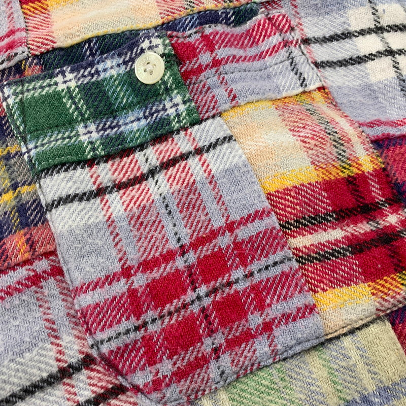【中古品】【メンズ】 RESONATE GOOD ENOUGH リゾネイト グッドイナフ RS-0535 00’S FLANNEL CHECK SHIRT フランネル チェック シャツ トップス 長袖 142-261013-cs-01-izu サイズ：L カラー：マルチ 万代Net店