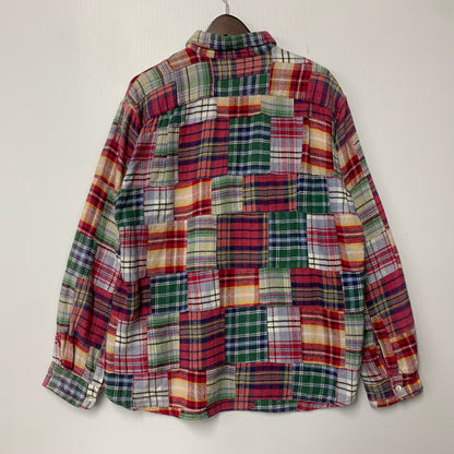 【中古品】【メンズ】 RESONATE GOOD ENOUGH リゾネイト グッドイナフ RS-0535 00’S FLANNEL CHECK SHIRT フランネル チェック シャツ トップス 長袖 142-261013-cs-01-izu サイズ：L カラー：マルチ 万代Net店
