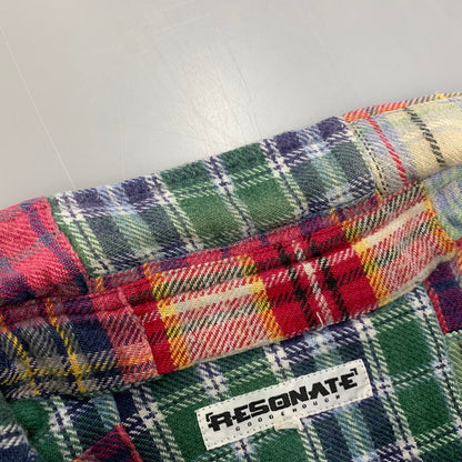 【中古品】【メンズ】 RESONATE GOOD ENOUGH リゾネイト グッドイナフ RS-0535 00’S FLANNEL CHECK SHIRT フランネル チェック シャツ トップス 長袖 142-261013-cs-01-izu サイズ：L カラー：マルチ 万代Net店