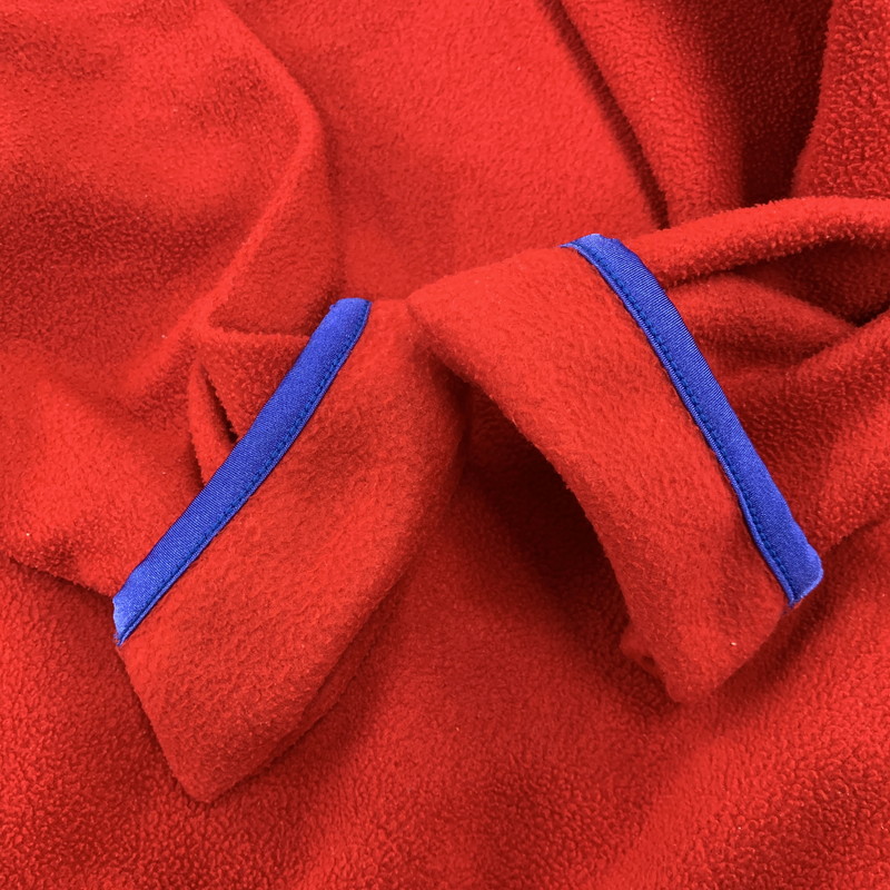 【中古品】【メンズ】 VANS バンズ HALF ZIP FLEECE JACKET ハーフ ジップ フリース ジャケット アウター トップス 146-261020-ms-03-izu サイズ：L カラー：レッド 万代Net店