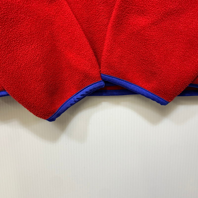 【中古品】【メンズ】 VANS バンズ HALF ZIP FLEECE JACKET ハーフ ジップ フリース ジャケット アウター トップス 146-261020-ms-03-izu サイズ：L カラー：レッド 万代Net店