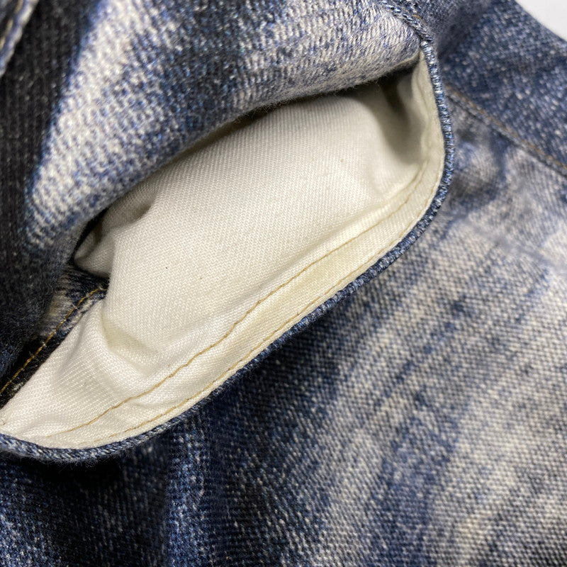 【中古品】【メンズ】 コムデギャルソンジュンヤワタナベマン × LEVI'S リーバイス × BERBERJIN インクジェットプリント パンツ 151-261013-kh-06-izu サイズ：M カラー：ブルー系 万代Net店