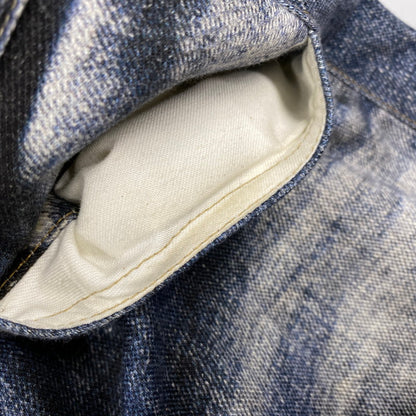 【中古品】【メンズ】 コムデギャルソンジュンヤワタナベマン × LEVI'S リーバイス × BERBERJIN インクジェットプリント パンツ 151-261013-kh-06-izu サイズ：M カラー：ブルー系 万代Net店