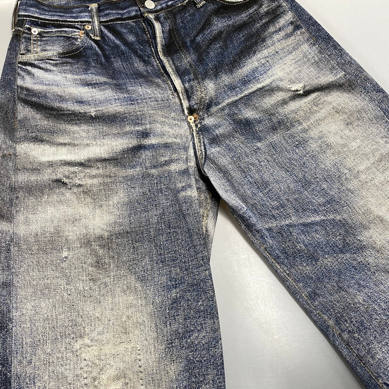 【中古品】【メンズ】 コムデギャルソンジュンヤワタナベマン × LEVI'S リーバイス × BERBERJIN インクジェットプリント パンツ 151-261013-kh-06-izu サイズ：M カラー：ブルー系 万代Net店