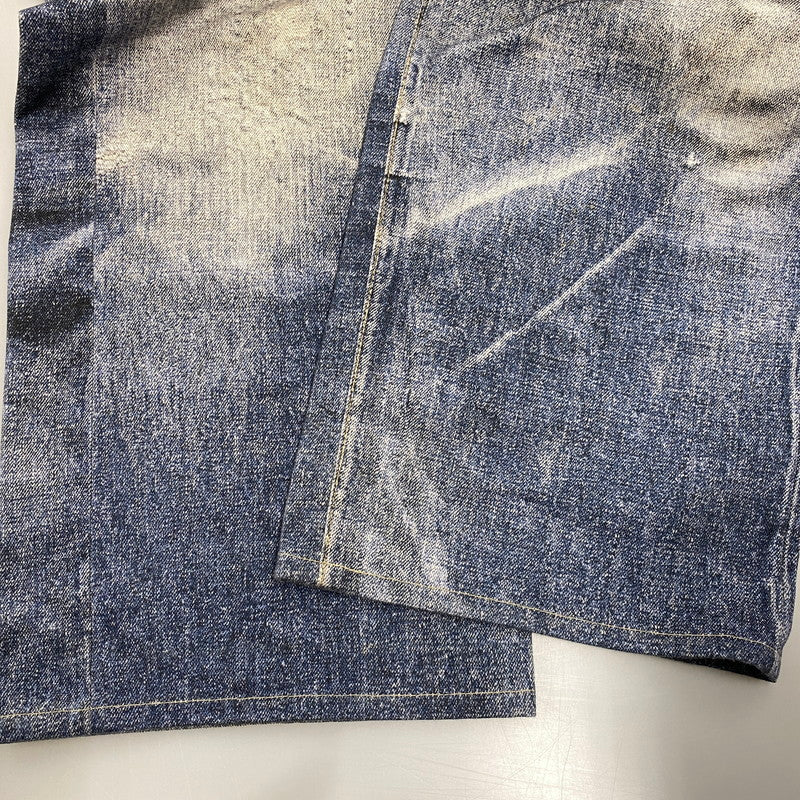 【中古品】【メンズ】 コムデギャルソンジュンヤワタナベマン × LEVI'S リーバイス × BERBERJIN インクジェットプリント パンツ 151-261013-kh-06-izu サイズ：M カラー：ブルー系 万代Net店