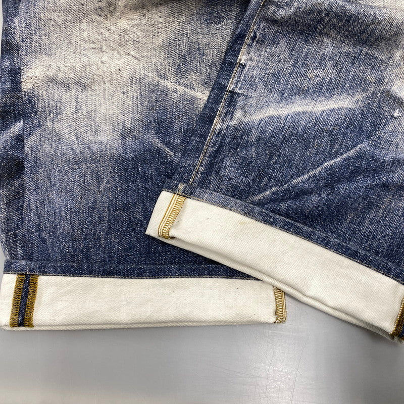 【中古品】【メンズ】 コムデギャルソンジュンヤワタナベマン × LEVI'S リーバイス × BERBERJIN インクジェットプリント パンツ 151-261013-kh-06-izu サイズ：M カラー：ブルー系 万代Net店