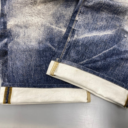 【中古品】【メンズ】 コムデギャルソンジュンヤワタナベマン × LEVI'S リーバイス × BERBERJIN インクジェットプリント パンツ 151-261013-kh-06-izu サイズ：M カラー：ブルー系 万代Net店