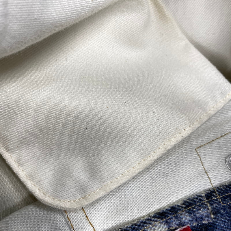 【中古品】【メンズ】 コムデギャルソンジュンヤワタナベマン × LEVI'S リーバイス × BERBERJIN インクジェットプリント パンツ 151-261013-kh-06-izu サイズ：M カラー：ブルー系 万代Net店