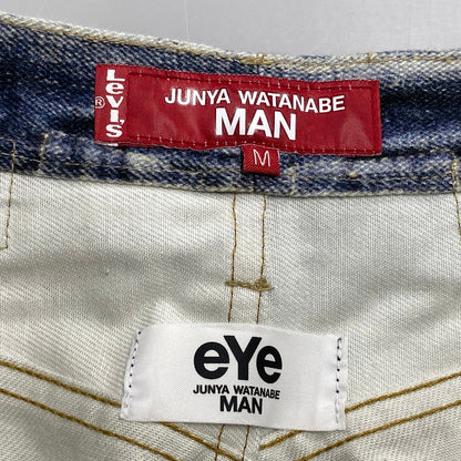 【中古品】【メンズ】 コムデギャルソンジュンヤワタナベマン × LEVI'S リーバイス × BERBERJIN インクジェットプリント パンツ 151-261013-kh-06-izu サイズ：M カラー：ブルー系 万代Net店
