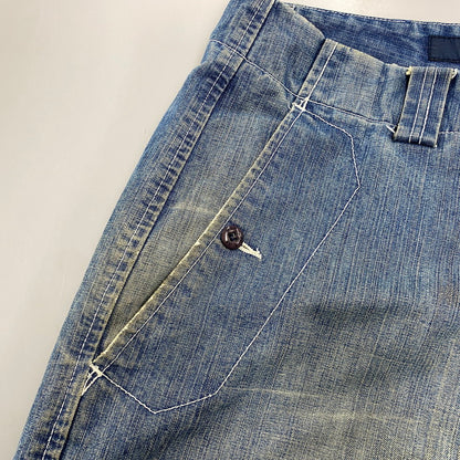 【現状渡し品】【メンズ】 MARITHE+FRANCOIS GIRBAUD マリテフランソワジルボー GM7812 SHUTTLE PANTS シャトル パンツ ボトムス 157-261013-kh-03-izu サイズ：40M カラー：インディゴ 万代Net店