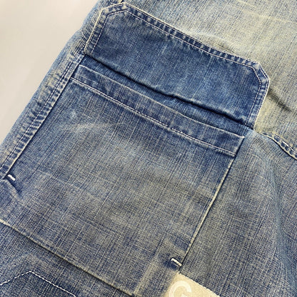 【現状渡し品】【メンズ】 MARITHE+FRANCOIS GIRBAUD マリテフランソワジルボー GM7812 SHUTTLE PANTS シャトル パンツ ボトムス 157-261013-kh-03-izu サイズ：40M カラー：インディゴ 万代Net店