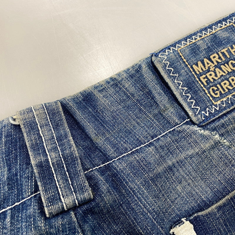 【現状渡し品】【メンズ】 MARITHE+FRANCOIS GIRBAUD マリテフランソワジルボー GM7812 SHUTTLE PANTS シャトル パンツ ボトムス 157-261013-kh-03-izu サイズ：40M カラー：インディゴ 万代Net店