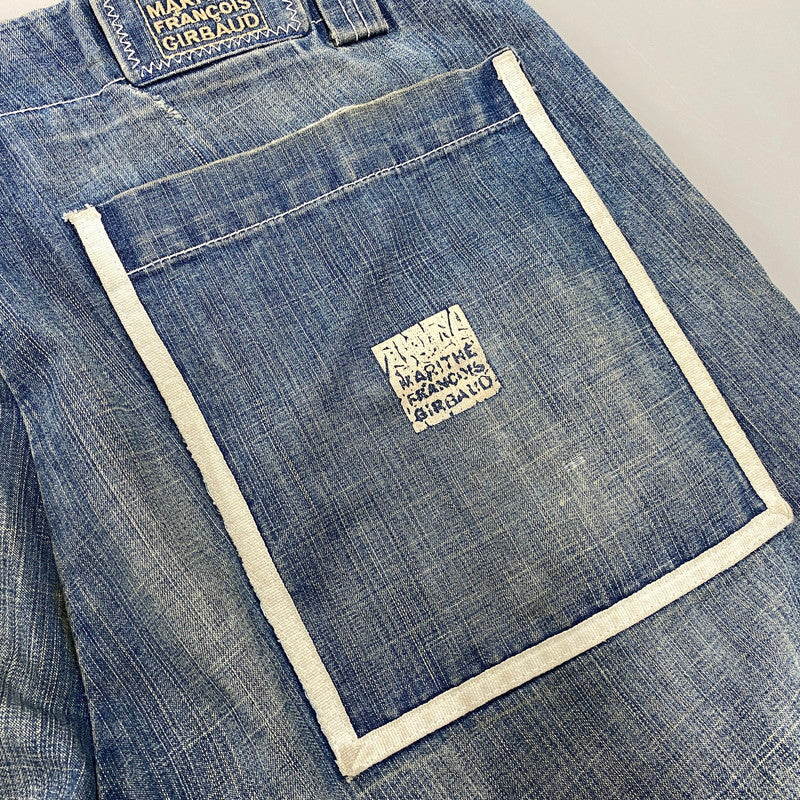 【現状渡し品】【メンズ】 MARITHE+FRANCOIS GIRBAUD マリテフランソワジルボー GM7812 SHUTTLE PANTS シャトル パンツ ボトムス 157-261013-kh-03-izu サイズ：40M カラー：インディゴ 万代Net店