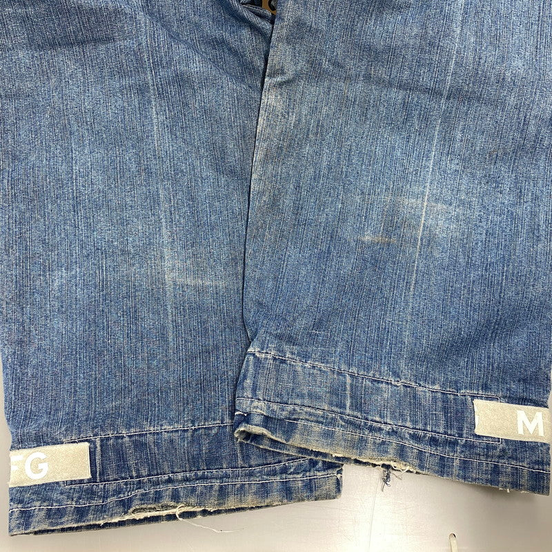 【現状渡し品】【メンズ】 MARITHE+FRANCOIS GIRBAUD マリテフランソワジルボー GM7812 SHUTTLE PANTS シャトル パンツ ボトムス 157-261013-kh-03-izu サイズ：40M カラー：インディゴ 万代Net店