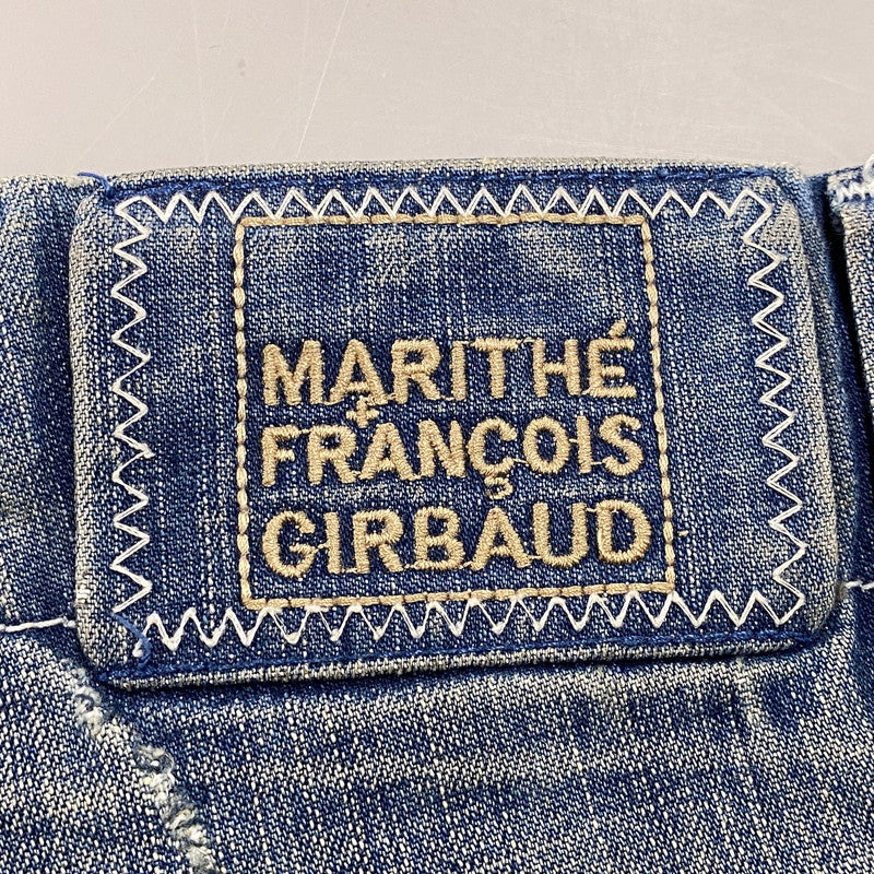 【現状渡し品】【メンズ】 MARITHE+FRANCOIS GIRBAUD マリテフランソワジルボー GM7812 SHUTTLE PANTS シャトル パンツ ボトムス 157-261013-kh-03-izu サイズ：40M カラー：インディゴ 万代Net店