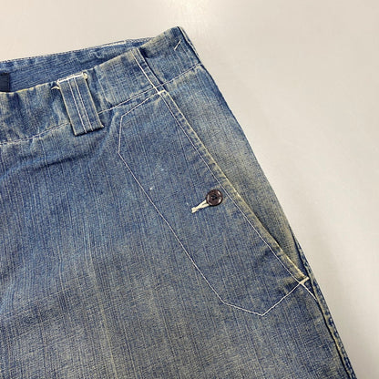 【現状渡し品】【メンズ】 MARITHE+FRANCOIS GIRBAUD マリテフランソワジルボー GM7812 SHUTTLE PANTS シャトル パンツ ボトムス 157-261013-kh-03-izu サイズ：40M カラー：インディゴ 万代Net店