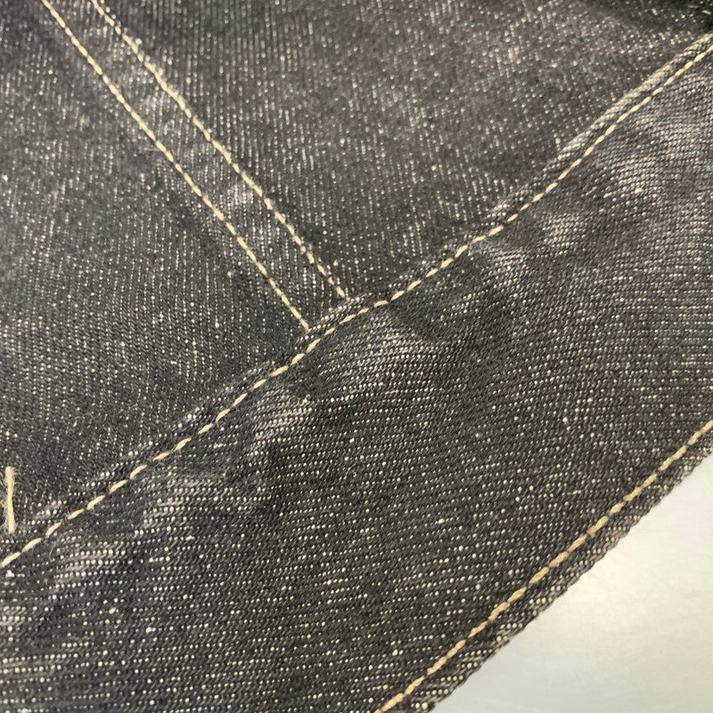 【中古品】【メンズ】 GUESS ゲス 39807 USA製 DENIM TRACKER JACKET デニム トラッカー ジャケット 146-261020-ms-07-izu サイズ：2XL カラー：ブラック 万代Net店