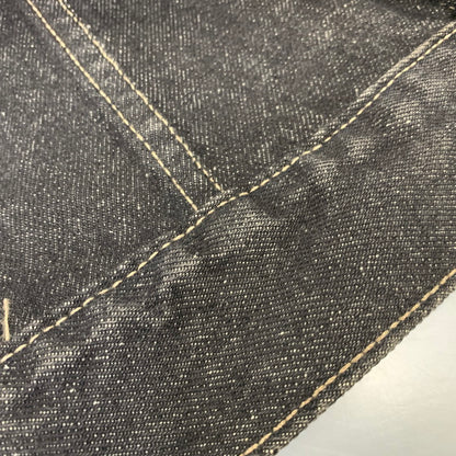 【中古品】【メンズ】 GUESS ゲス 39807 USA製 DENIM TRACKER JACKET デニム トラッカー ジャケット 146-261020-ms-07-izu サイズ：2XL カラー：ブラック 万代Net店