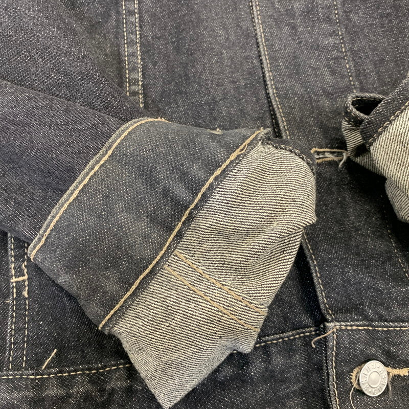 【中古品】【メンズ】 GUESS ゲス 39807 USA製 DENIM TRACKER JACKET デニム トラッカー ジャケット 146-261020-ms-07-izu サイズ：2XL カラー：ブラック 万代Net店