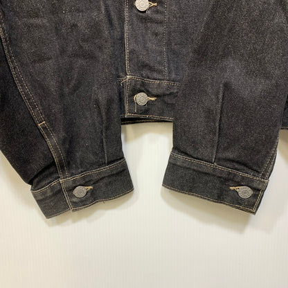 【中古品】【メンズ】 GUESS ゲス 39807 USA製 DENIM TRACKER JACKET デニム トラッカー ジャケット 146-261020-ms-07-izu サイズ：2XL カラー：ブラック 万代Net店