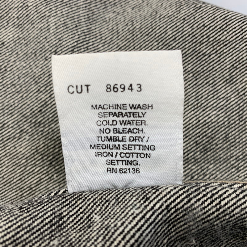 【中古品】【メンズ】 GUESS ゲス 39807 USA製 DENIM TRACKER JACKET デニム トラッカー ジャケット 146-261020-ms-07-izu サイズ：2XL カラー：ブラック 万代Net店