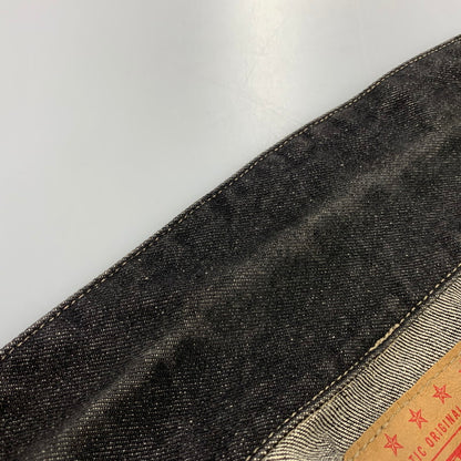 【中古品】【メンズ】 GUESS ゲス 39807 USA製 DENIM TRACKER JACKET デニム トラッカー ジャケット 146-261020-ms-07-izu サイズ：2XL カラー：ブラック 万代Net店