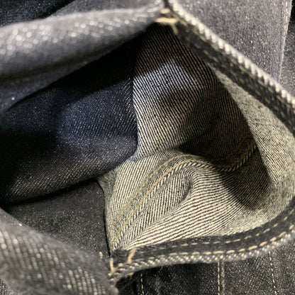 【中古品】【メンズ】 GUESS ゲス 39807 USA製 DENIM TRACKER JACKET デニム トラッカー ジャケット 146-261020-ms-07-izu サイズ：2XL カラー：ブラック 万代Net店