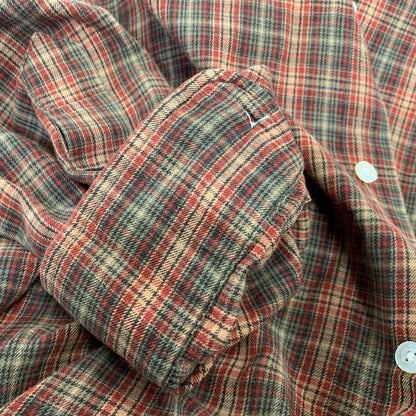 【中古品】【メンズ】 RALPH LAUREN ラルフローレン CLASSIC FIT BD L S CHECK SHIRT クラシック フィット チェックシャツ 長袖 トップス 146-261020-ms-02-izu サイズ：XXL カラー：ブラウン 万代Net店