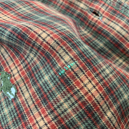 【中古品】【メンズ】 RALPH LAUREN ラルフローレン CLASSIC FIT BD L S CHECK SHIRT クラシック フィット チェックシャツ 長袖 トップス 146-261020-ms-02-izu サイズ：XXL カラー：ブラウン 万代Net店