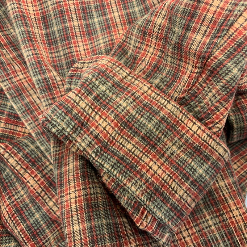 【中古品】【メンズ】 RALPH LAUREN ラルフローレン CLASSIC FIT BD L S CHECK SHIRT クラシック フィット チェックシャツ 長袖 トップス 146-261020-ms-02-izu サイズ：XXL カラー：ブラウン 万代Net店