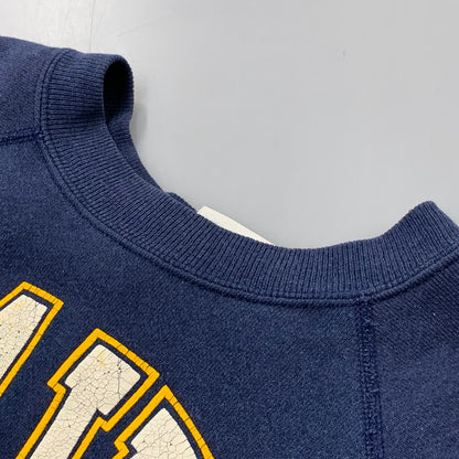 【中古品】【メンズ】 HANES ヘインズ USA製 US.NAVY ユーエスネイビー RAGLAN SLEEVE SWEATSHIRT ラグランスリーブ スウェットシャツ トップス 長袖 146-261015-ya-13-izu サイズ：XL カラー：ネイビー 万代Net店