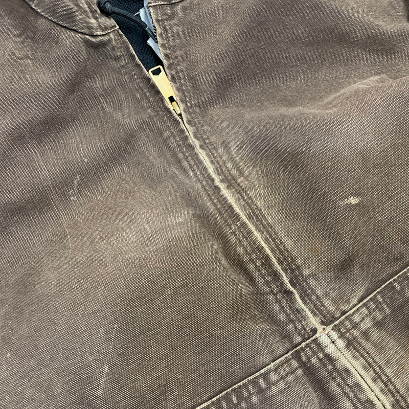 【中古品】【メンズ】 CARHARTT カーハート J25 DKB メキシコ製 ACTIVE JACKET アクティブジャケット アウター トップス 146-261017-sm-16-izu サイズ：2XL カラー：ダークブラウン 万代Net店