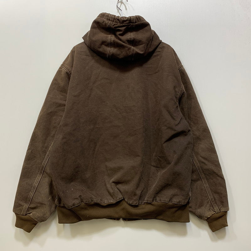 【中古品】【メンズ】 CARHARTT カーハート J25 DKB メキシコ製 ACTIVE JACKET アクティブジャケット アウター トップス 146-261017-sm-16-izu サイズ：2XL カラー：ダークブラウン 万代Net店
