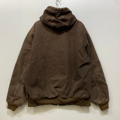 【中古品】【メンズ】 CARHARTT カーハート J25 DKB メキシコ製 ACTIVE JACKET アクティブジャケット アウター トップス 146-261017-sm-16-izu サイズ：2XL カラー：ダークブラウン 万代Net店