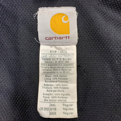 【中古品】【メンズ】 CARHARTT カーハート J25 DKB メキシコ製 ACTIVE JACKET アクティブジャケット アウター トップス 146-261017-sm-16-izu サイズ：2XL カラー：ダークブラウン 万代Net店