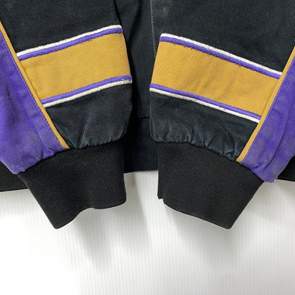 【現状渡し品】【メンズ】 NFL エヌエフエル BALTIMORE RAVENS 2-TIME SUPER BPWL CHAMPIONS JACKET チャンピオンズ ジャケット アウター 146-261015-cs-08-izu サイズ：XXL カラー：パープル 万代Net店
